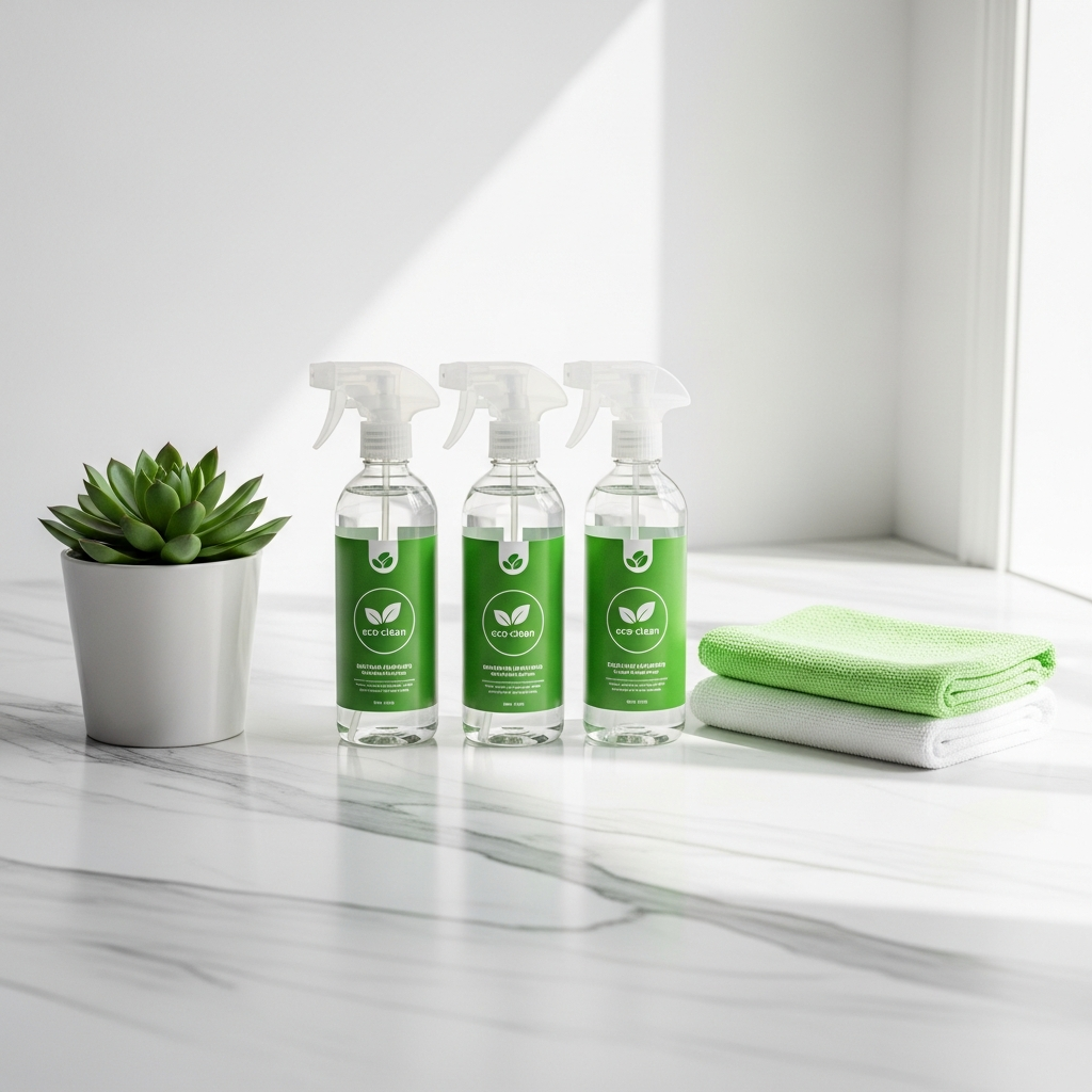 Eco-friendly cleaning products used by Kiwi Cleaning